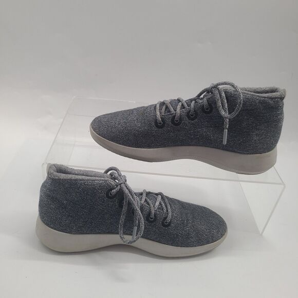 Allbirds Men’s Size 13 WRU Wool Runner Up Mizzle Grey High Top Running Shoes